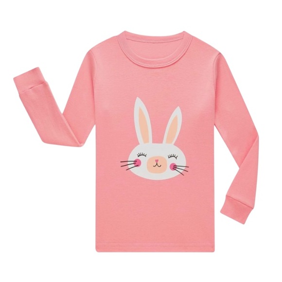 Little Milo Pajamas Bunny With Floral Pants 100% Cotton NWT - Picture 2 of 4